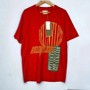 Strivers Row Relentless Fuel Cell Short Sleeve Red T Shirts Size L